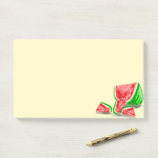 Sweet Watermelon Post-it Klebezettel (Auf Schreibtisch)