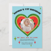 Sweet Watermelon Ribbon Sommer Einladung (Rückseite)