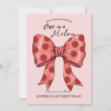 Sweet Watermelon Ribbon Sommer Einladung