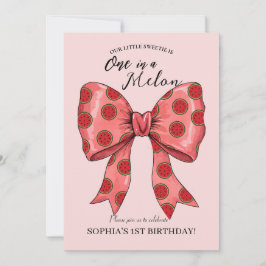 Sweet Watermelon Ribbon Sommer Einladung