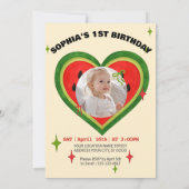 Sweet Watermelon Ribbon Sommer Einladung (Rückseite)