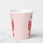 Sweet Watermelon Ribbon Sommer Pappbecher (Rechts)