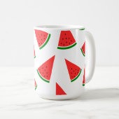 Sweet Watermelon Slice Pattern Kaffeetasse (VorderseiteRechts)