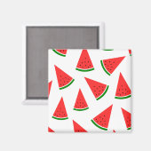 Sweet Watermelon Slice Pattern Magnet (Vorderseite/Rückseite)