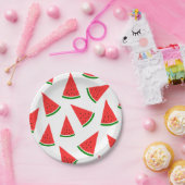 Sweet Watermelon Slice Pattern Pappteller (Party)