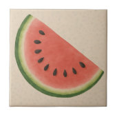 Sweet Watermelon Slice - Summer Fruit Keramik Tile Fliese (Vorderseite)