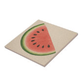 Sweet Watermelon Slice - Summer Fruit Keramik Tile Fliese (Seite)