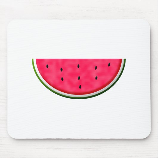 Sweet Watermelon Slice Zeichnend Mousepad (Vorne)