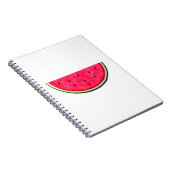 Sweet Watermelon Slice Zeichnend Notizblock (Rechte Seite)
