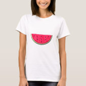 Sweet Watermelon Slice Zeichnend T-Shirt (Vorderseite)