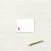 Sweet Watermelon Sticky Notes - Custom Text Post-it Klebezettel (Auf Schreibtisch)