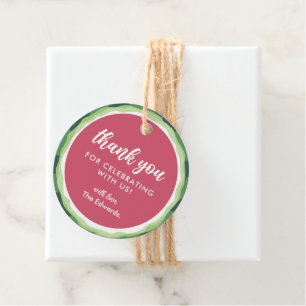 Sweet Watermelon Summer Baby Dusche Geschenkanhänger