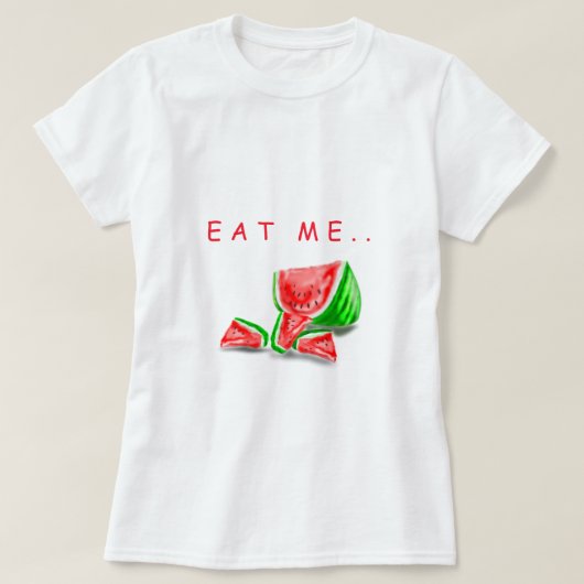Sweet Watermelon T - Shirt Funny - Benutzerdefinie (Design vorne)