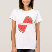 Sweet Watermelon-T - Shirt mit benutzerdefiniertem (Vorderseite)