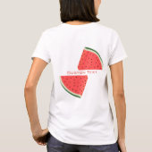 Sweet Watermelon-T - Shirt mit benutzerdefiniertem (Rückseite)