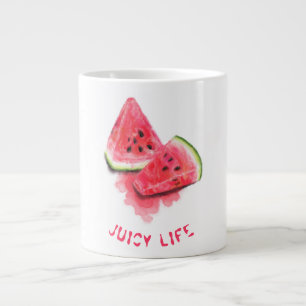 Sweet Watermelon-Tasse - Benutzerdefinierter Text Jumbo-Tasse