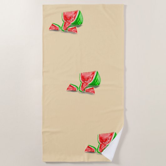 Sweet Watermelons Strandtuch (Vorderseite)