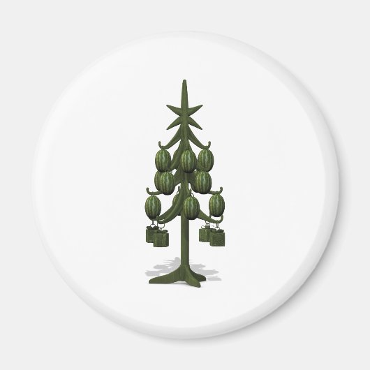 Sweet Watermelons Weihnachtsbaum Magnet (Vorne)