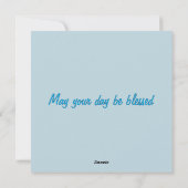 Sweet-Weihnachten-Karte Feiertagskarte (Rückseite)