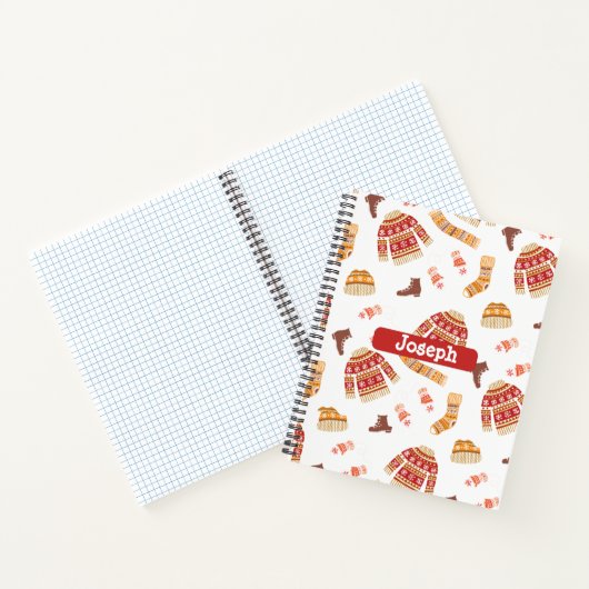 Sweet Weihnachtskleidung Notizblock (Innenseite)