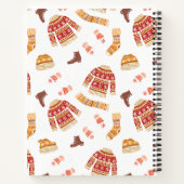 Sweet Weihnachtskleidung Notizblock (Rückseite)