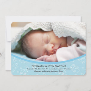 Sweet Welcome Foto Geburtsankündigung Ankündigung