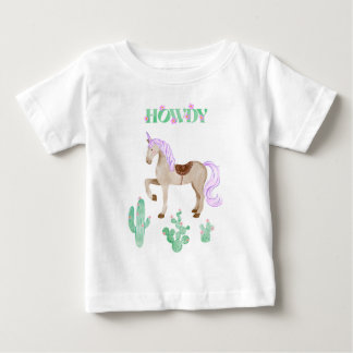 Sweet Western unicorn americana Baby T-shirt