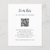 Sweet Whimsical | QR Code UAWG Budget Wedding (Rückseite)