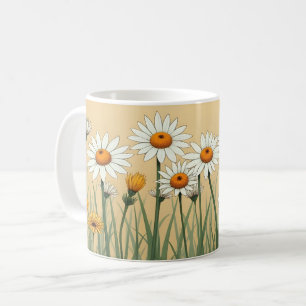 Sweet White Daisies Kaffeetasse