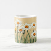 Sweet White Daisies Kaffeetasse (Mittel)