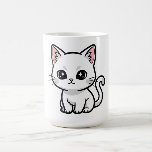 Sweet White Kitten Kaffeetasse (Mittel)