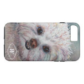 SWEET WHITE MALTESE YORKIE MIX Case-Mate iPhone HÜLLE (Rückseite (Horizontal))