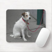Sweet White Mongrel Mousepad (Mit Mouse)
