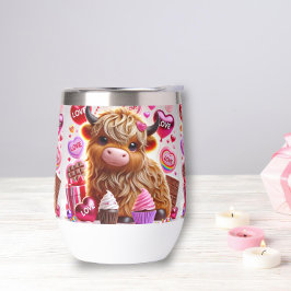 Sweet wie Candy Highland Kuh Stemless Tumbler