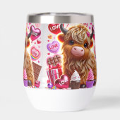 Sweet wie Candy Highland Kuh Stemless Tumbler (Rückseite)