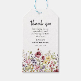 Sweet Wildblume Babydusche Geschenkanhänger