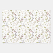 Sweet Wildblume Babydusche Geschenkpapier Set (Vorderseite 2)
