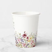 Sweet Wildblume Babydusche Pappbecher (Links)