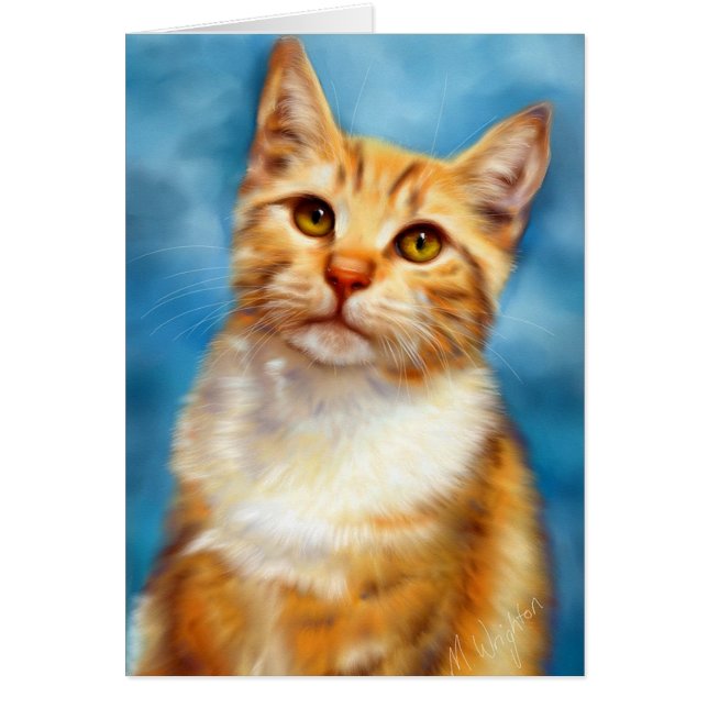 Sweet William - Orange Tabby Cat Art (Vorne)
