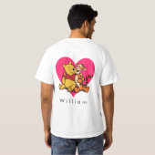 Sweet Winnie the Pooh & Tigger T-Shirt (Schwarz voll)