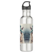 Sweet Winter Alpaca, Brauch Edelstahlflasche (Vorderseite)