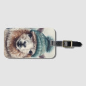 Sweet Winter Alpaca, Brauch Gepäckanhänger (Vorderseite (Horizontal))