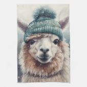 Sweet Winter Alpaca, Brauch Geschirrtuch (Vertikal)