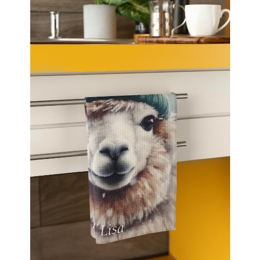 Sweet Winter Alpaca, Brauch Geschirrtuch