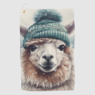 Sweet Winter Alpaca, Brauch Golfhandtuch
