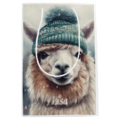 Sweet Winter Alpaca, Brauch Mittlere Geschenktüte (Vorderseite)