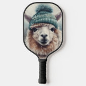 Sweet Winter Alpaca, Brauch Pickleball Schläger (Rückseite)
