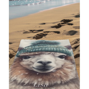 Sweet Winter Alpaca, Brauch Strandtuch