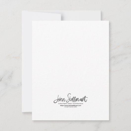 Sweet Winter Chickadee (Rückseite)