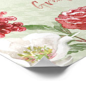 Sweet Winter Greetings Poster (Ecke)